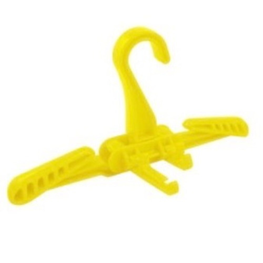 Yellow Heavy Duty Scuba Diving Wetsuit BCD Gear Hanger Accessory Hooks